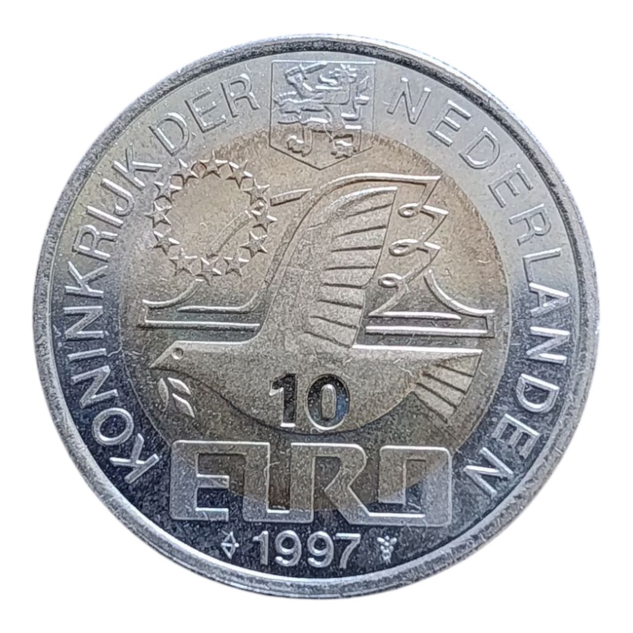 Нідерланди 10 євро, 1997 350-та річниця - Смерть П.К. Гофта, фото 1