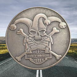 Сувенір монета долар США "Полуб Веселий Харлей". Hobo Coin American