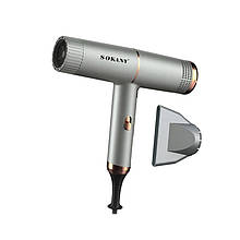 Фен для волосся Sokany SK-2220, з концентратором, 1600W. срібло