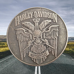 Сувенір монета долар США "Харлі-Девідсон". Hobo Coin Harley-Davidson