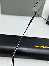 Жіночі прозорі імежеві сонцезахисні окуляри Balenciaga BB 0246SA 002 Баленсіага, фото 3