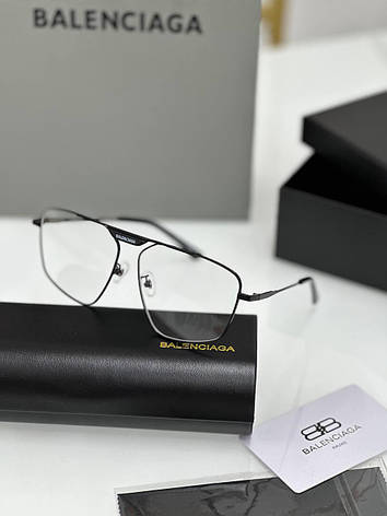 Жіночі прозорі імежеві сонцезахисні окуляри Balenciaga BB 0246SA 002 Баленсіага, фото 1