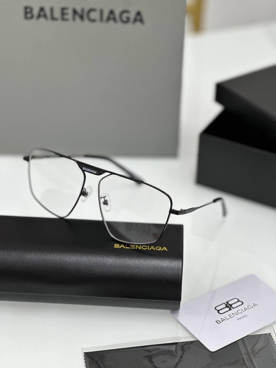 Жіночі прозорі імежеві сонцезахисні окуляри Balenciaga BB 0246SA 002 Баленсіага