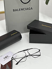 Жіночі прозорі імежеві сонцезахисні окуляри Balenciaga BB 0246SA 002 Баленсіага, фото 6