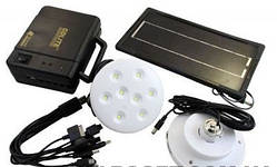 Набір світлодіодні лампи + сонячна батарея GDLITE GD-8006
