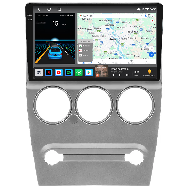 Штатная магнитола Mekede M6 Plus Citroen C-Elysee CElysee (2008 - 2013) CarPlay QleD