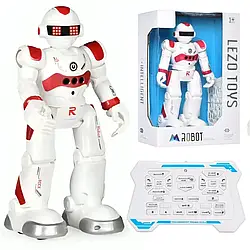 Інтерактивний робот на пульті керування 27,5 см, від USB, LEZO TOYS / Дитячий робот на радіокеруванні