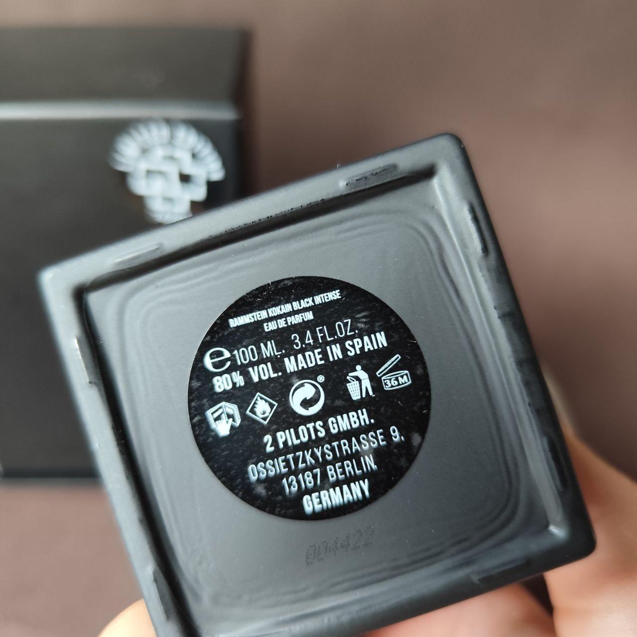 Парфумована вода унісекс Rammstein Kokain Black Intense 2мл Розпив  оригінальної парфумерії