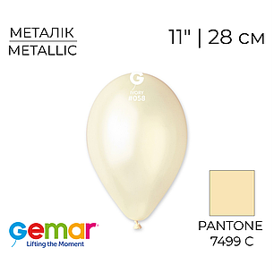 GEMAR-ДЖ 11" 058 Металік Айворі | Metallic Ivory, фото 1