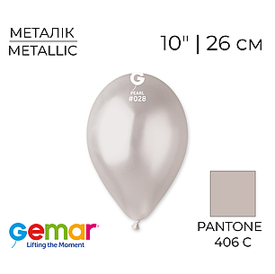 GEMAR-ДЖ 10" GM90 028 Металік Перламутровий | Metallic Pearl, фото 1