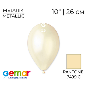 GEMAR-ДЖ 10" 058 Металік Айворі | Metallic Ivory, фото 1