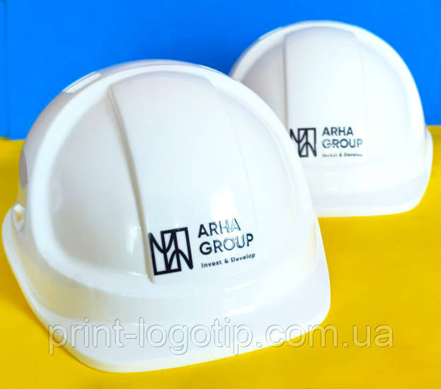 Будівельні каски з нанесенням логотипа, фото 1