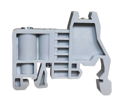 Обмежувач на DIN-рейку пластиковий E/UK сірий Ny95505474, фото 2