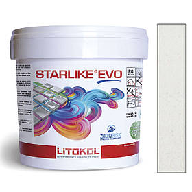 Епоксидна фуга для швів Litokol Starlike Evo 100 екстра білий 1кг