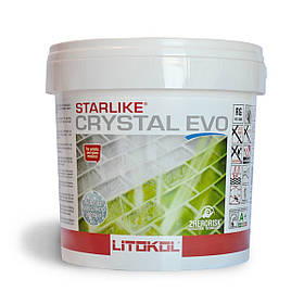 Епоксидна фуга для скломозаїки Litokol Starlike Crystal Evo 700 прозора 1кг