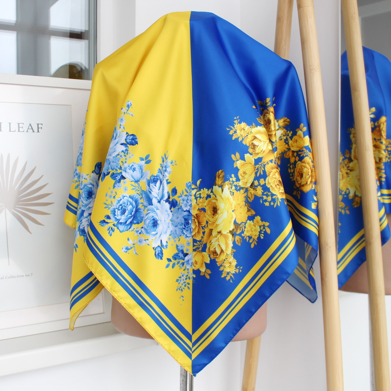 Хустка патріотична 90х90см "Тихий вечір" 218026, фото 1