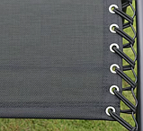 Розкладне крісло шезлонг LEOBRO Zero Gravity Black з козирком (LB-ZGC-T1-BLK), фото 4