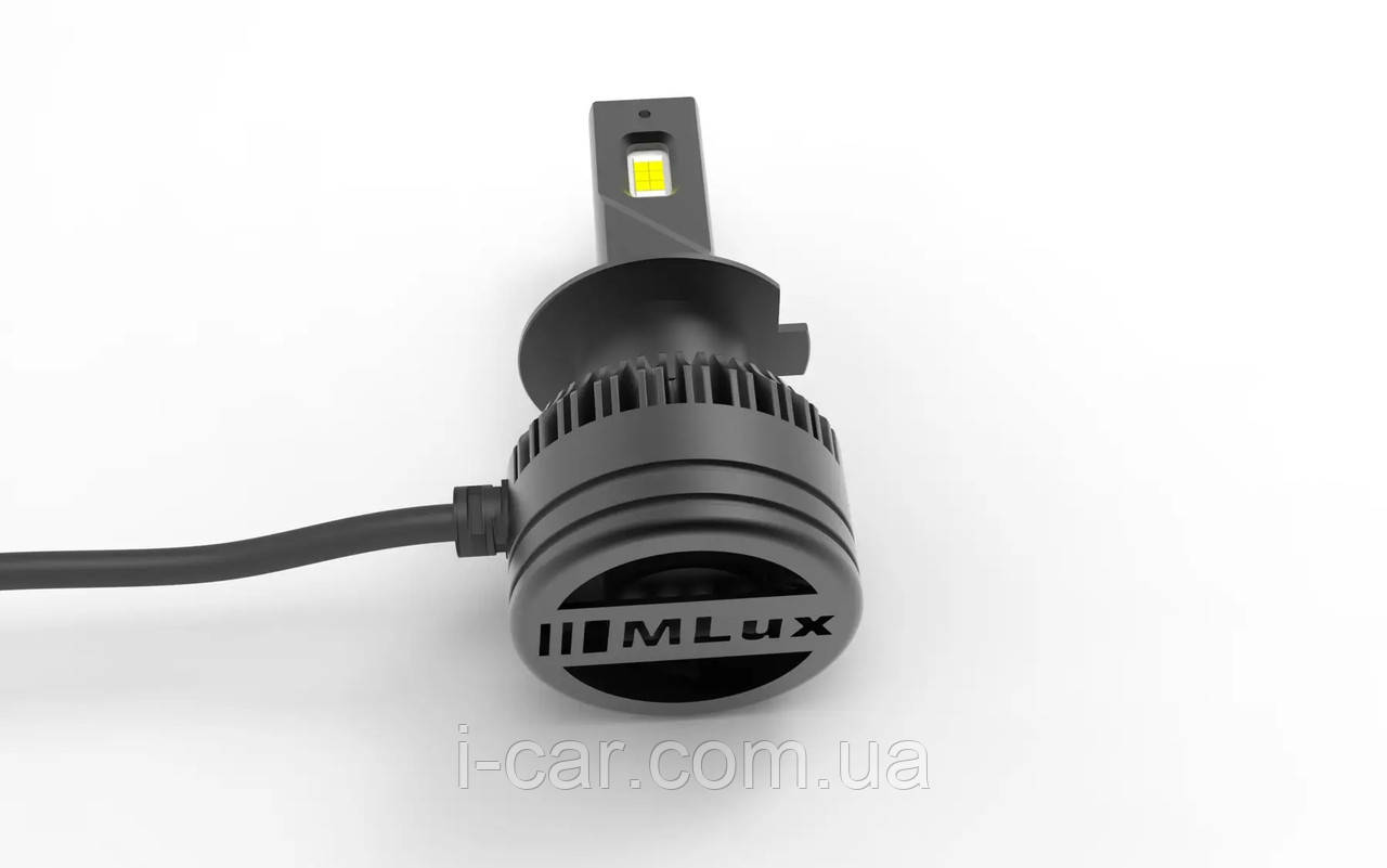 MLux Black Line H7 H18 5000K 55Вт LED світлодіодні лампи