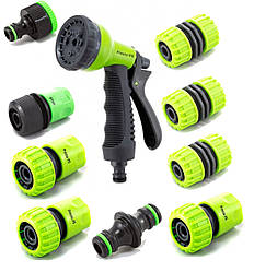 Стартовий Комплект для Поливу 3/4" Presto-PS | Фітинги + Пістолет 8 режимів! 🌱💧