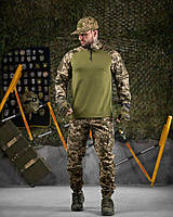 Військова форма піксель комплект 3 в 1 тактичний костюм убакс штани і кепка