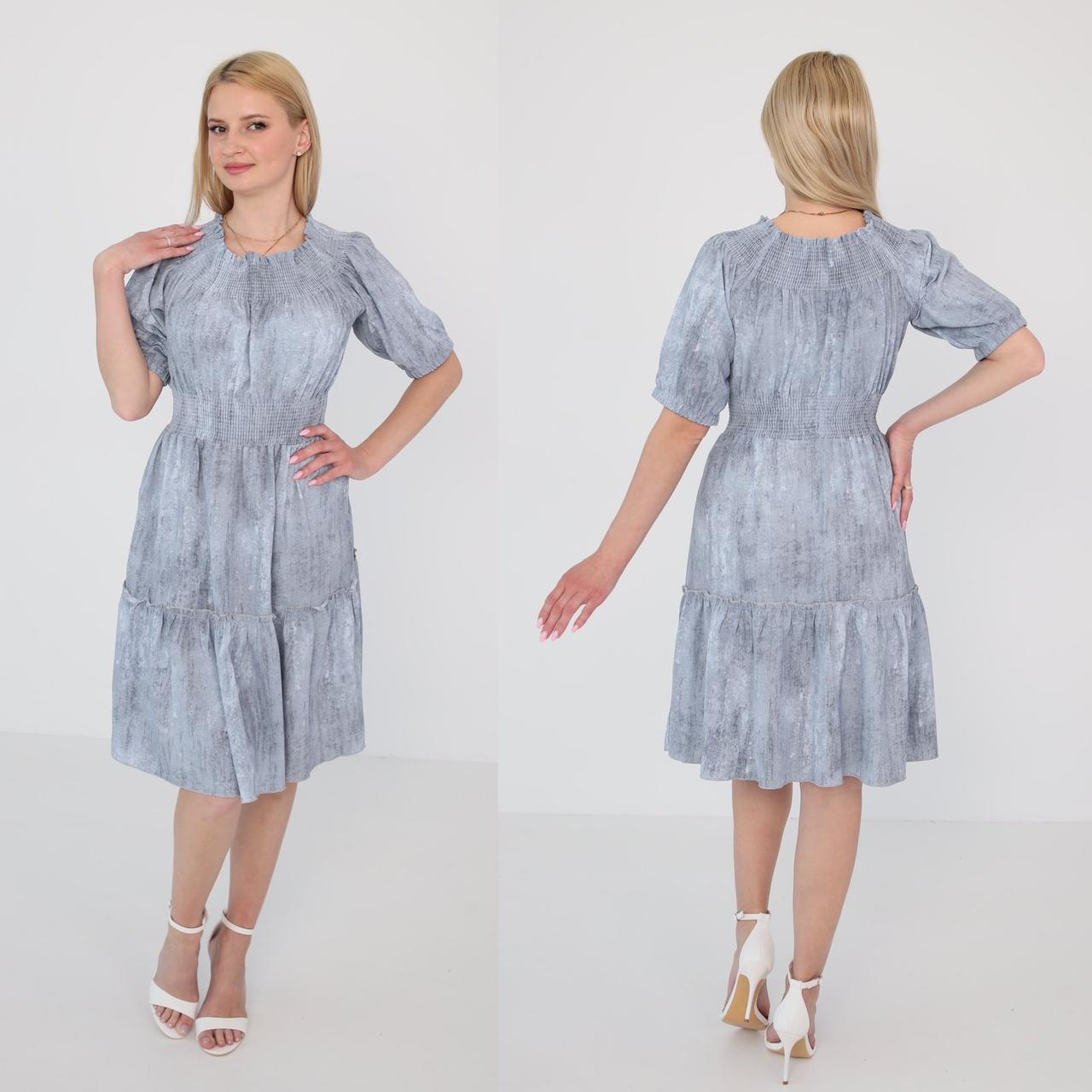 Сукня молодіжна літня L.XL джинс, фото 1