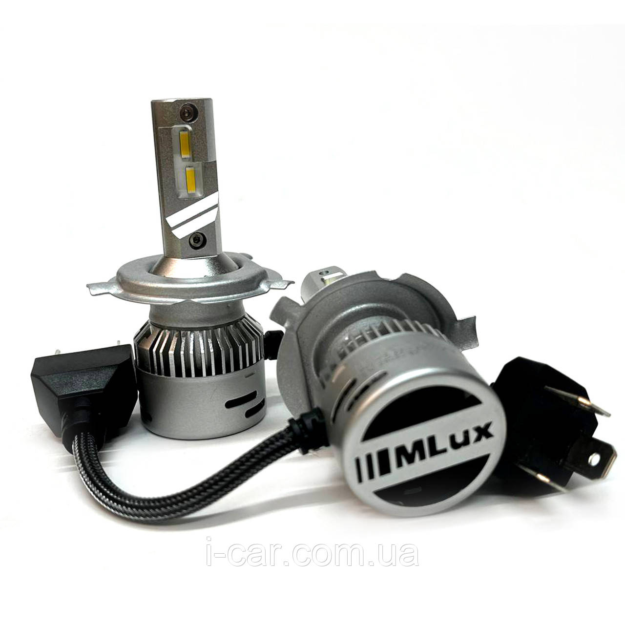MLux Silver Line H4 4300K 28Вт Can Bus LED світлодіодні лампи