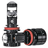 DriveX LE-07 H11 6000K 55W 9-32V світлодіодні лампи з лінзою, фото 3