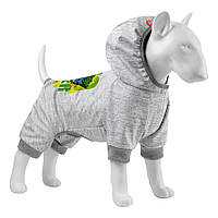 Комбінезон для собак WAUDOG Clothes малинок "Джокер", софтшел, S40, B 52-57 см, C 32-37 см