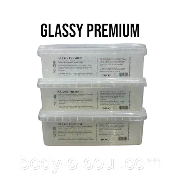 Мильна основа прозора Neri Premium Glassy Base (контейнер 1 кг), Україна.