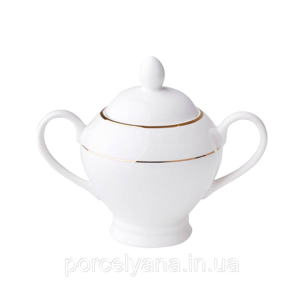 Цукорниця порцелянова 300 мл Ambition Aura gold, фото 1