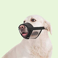 Намордник регульований нейлоновий Dog Extreme №3 з сіткою для великих порід(A 25–34 см) 4322, фото 5