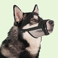 Намордник регульований нейлоновий Dog Extreme №3 з сіткою для великих порід(A 25–34 см) 4322, фото 3