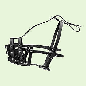 Твердий шкіряний намордник для ротвейлера, мастіно, бульмастифа №7 ТМ CoLLaR 06201