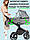 Накидка чохол універсальний дощовик на дитячу коляску люльку для будь-якої моделі 3967, фото 6