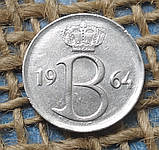 25 сантимiв 1964 року. Бельгiя, фото 2