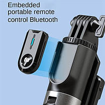 Штатив-трипод для телефона Selfie stick P100 1.77 м з Bluetooth пультом, фото 4