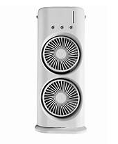 Вентилятор 3 в 1 USB з розпилювачем, автоповоротом і LED-підсвіткою Air Double-ended Spray Fan, фото 5