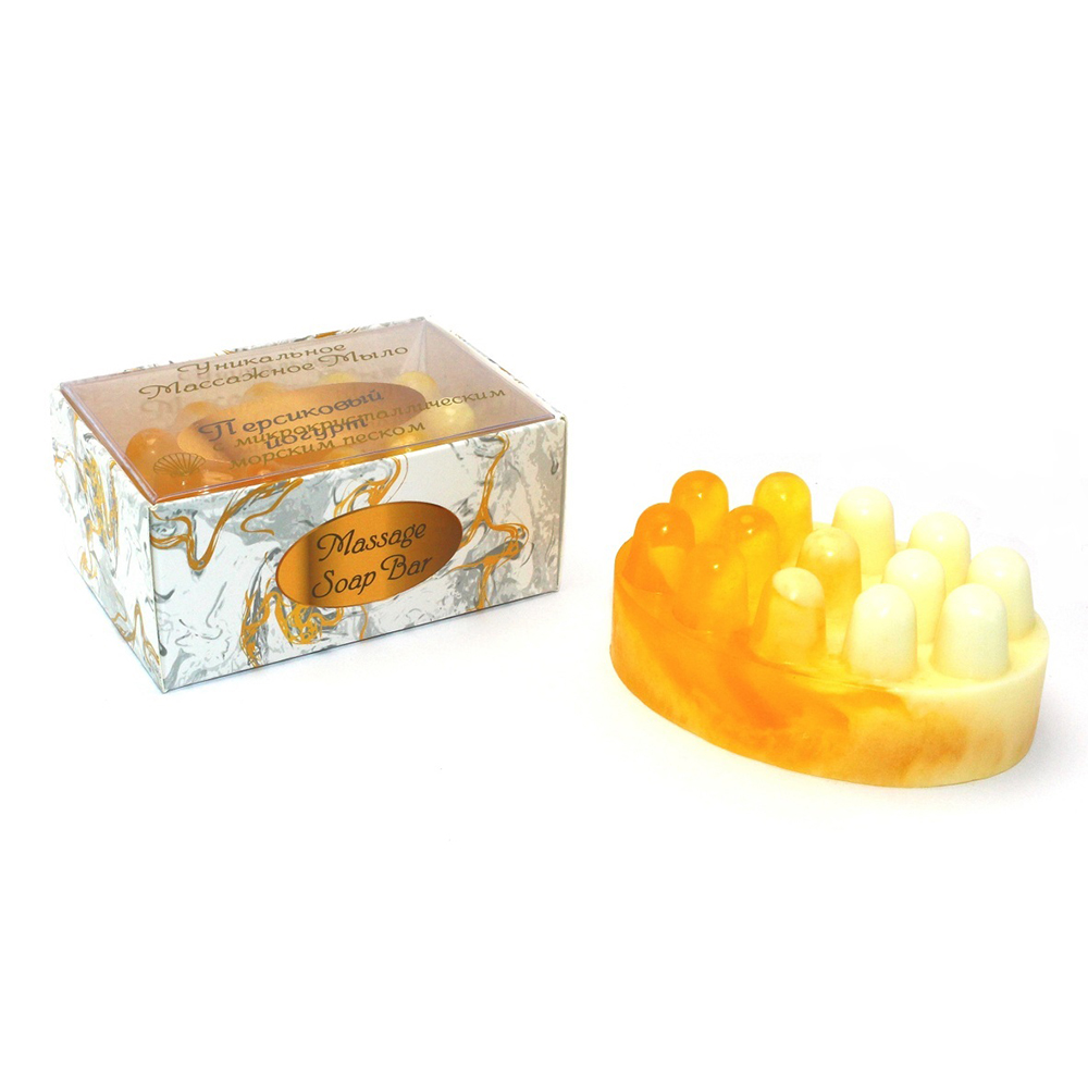 Масажне мило "Персиковий йогурт", фото 1