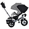 Дитячий триколісний велосипед — коляска Turbo Trike MT 1007-1 з батьківською ручкою Чорний, фото 3