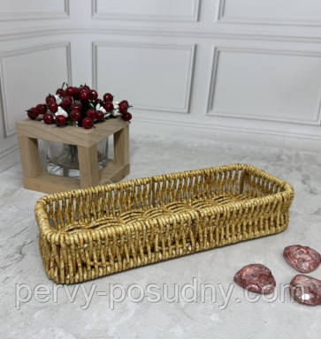 Кошик для столових приладів світлий меланж 23х8х4см Helios 7377, фото 1