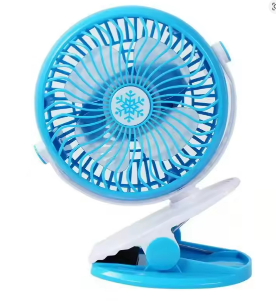 Настільний мінівентилятор із прищіпкою Mini Fan MK-F168/Вентилятор із затискачем на стіл від акумулятора та USB