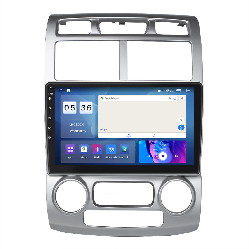 Al Штатна магнітола для Kia Sportage 2 2004-2008 екран 9" 4/64 Gb CarPlay 4G Wi-Fi GPS Prime Android, фото 1