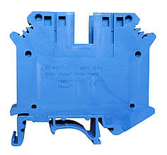 Клема КНГ-UK35 125А 4-35мм2 гвинтова синя набірна на DIN-рейку без маркера Ny95506254