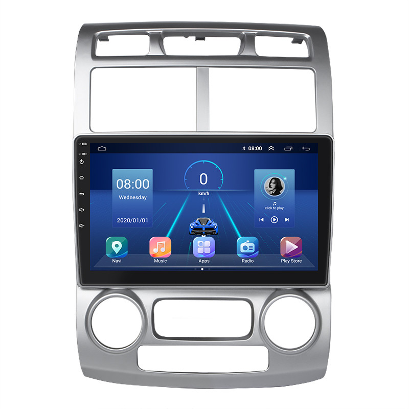 Al Штатна магнітола для Kia Sportage 2 2004-2008 екран 9" 2/32 Gb 4G Wi-Fi GPS Top Android, фото 1