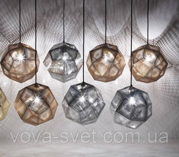 Стельовий підвісний світильник [Loft Sphere Perforating T. D. ] - фото 3 - id-p466723755