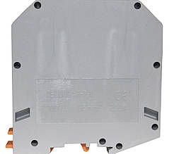 Клема КНГ-UK95 232А 25-95мм2 гвинтова сіра набірна на DIN-рейку без маркера Ny95505469