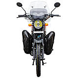 Мотоцикл Spark SP125C-2AMW (заводське паковання) Без кофра (Чорний матовий), фото 4