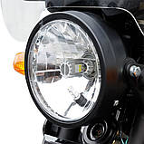 Мотоцикл Spark SP125C-2AMW (заводське паковання) Без кофра (Чорний матовий), фото 6