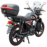 Мотоцикл Spark SP125C-2AMW (заводське паковання) Без кофра (Чорний матовий), фото 10