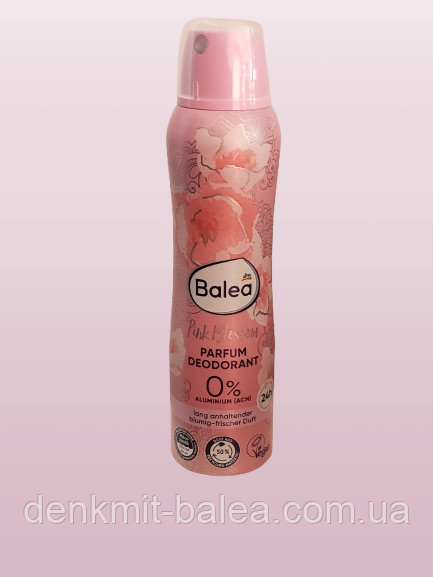 Парфумований дезодорант для тіла Рожевий Аромат Balea Parfum Deodorant Pink Blossom 150 мл